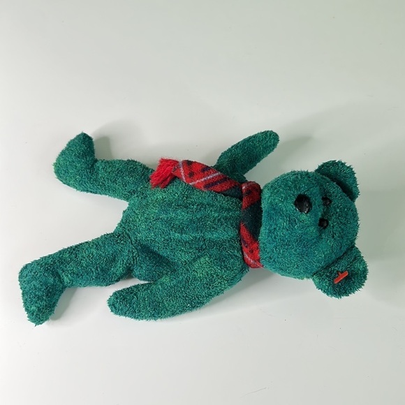 Classic Vintage Beanie Baby Wallace Bear Toy - Picture 14 of 14